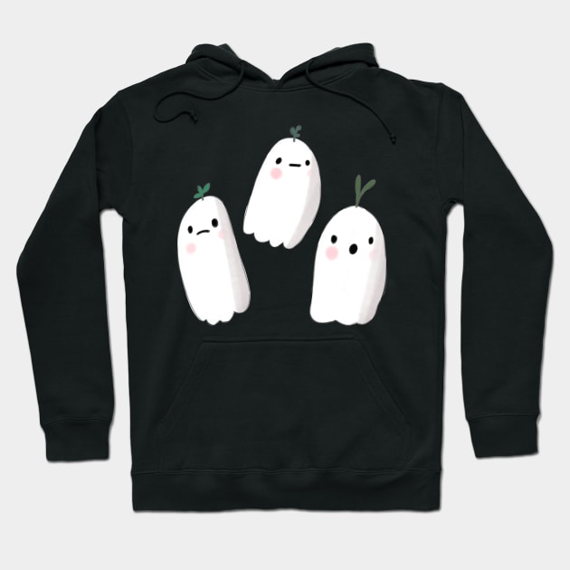 Three Ghosts art Hoodie by Mayarart